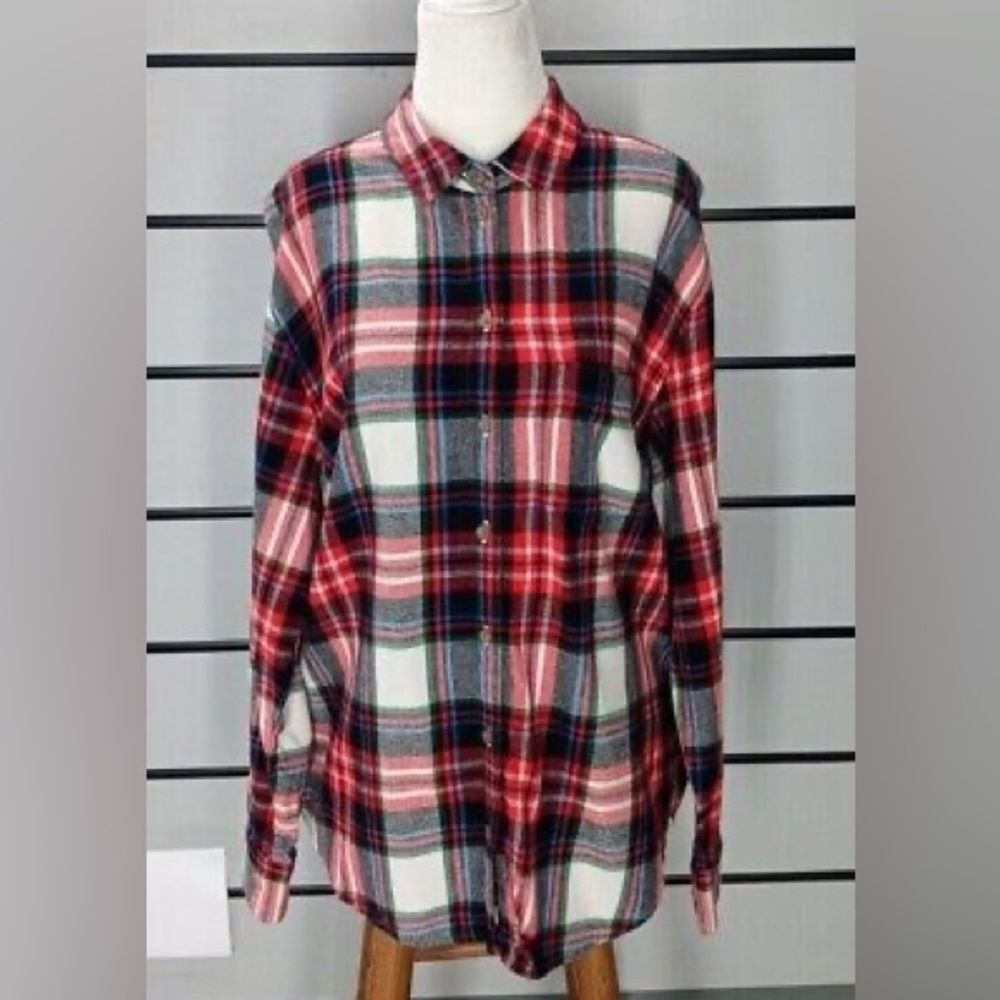 Old navy plaid flannel